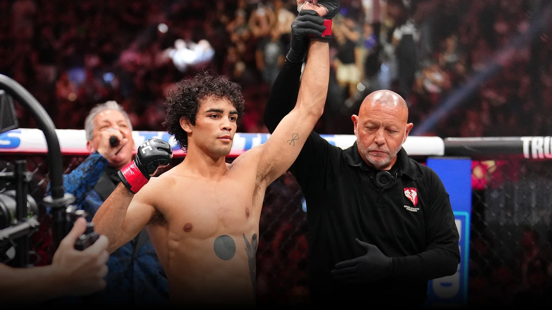 Payton Talbott competes in a ranked UFC bantamweight bout